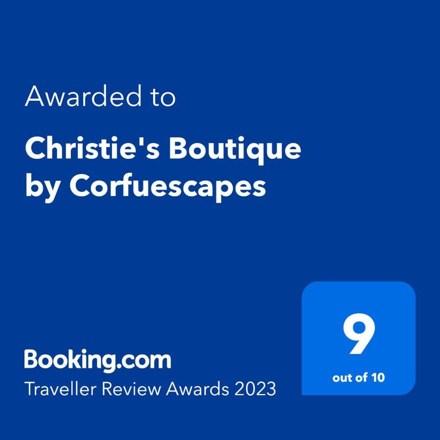 דירות Alepou Christie'S Boutique By Corfuescapes מראה חיצוני תמונה